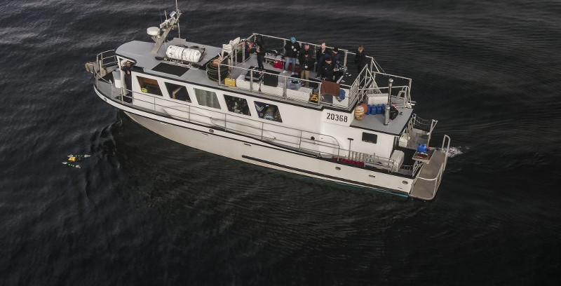 The Glacier Seal, the boat we lived on for a week. Photo courtesy of Christian Miller